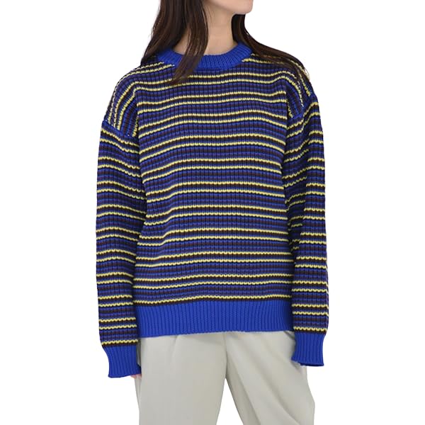 Amazon | [ファーファー] 樋上公実子コラボ“Ru ジャガードニット